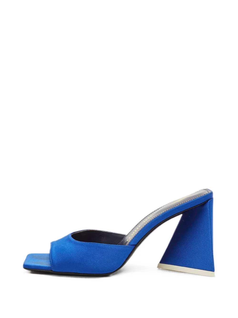The Attico Devon Sandalen aus Satin - Blau
