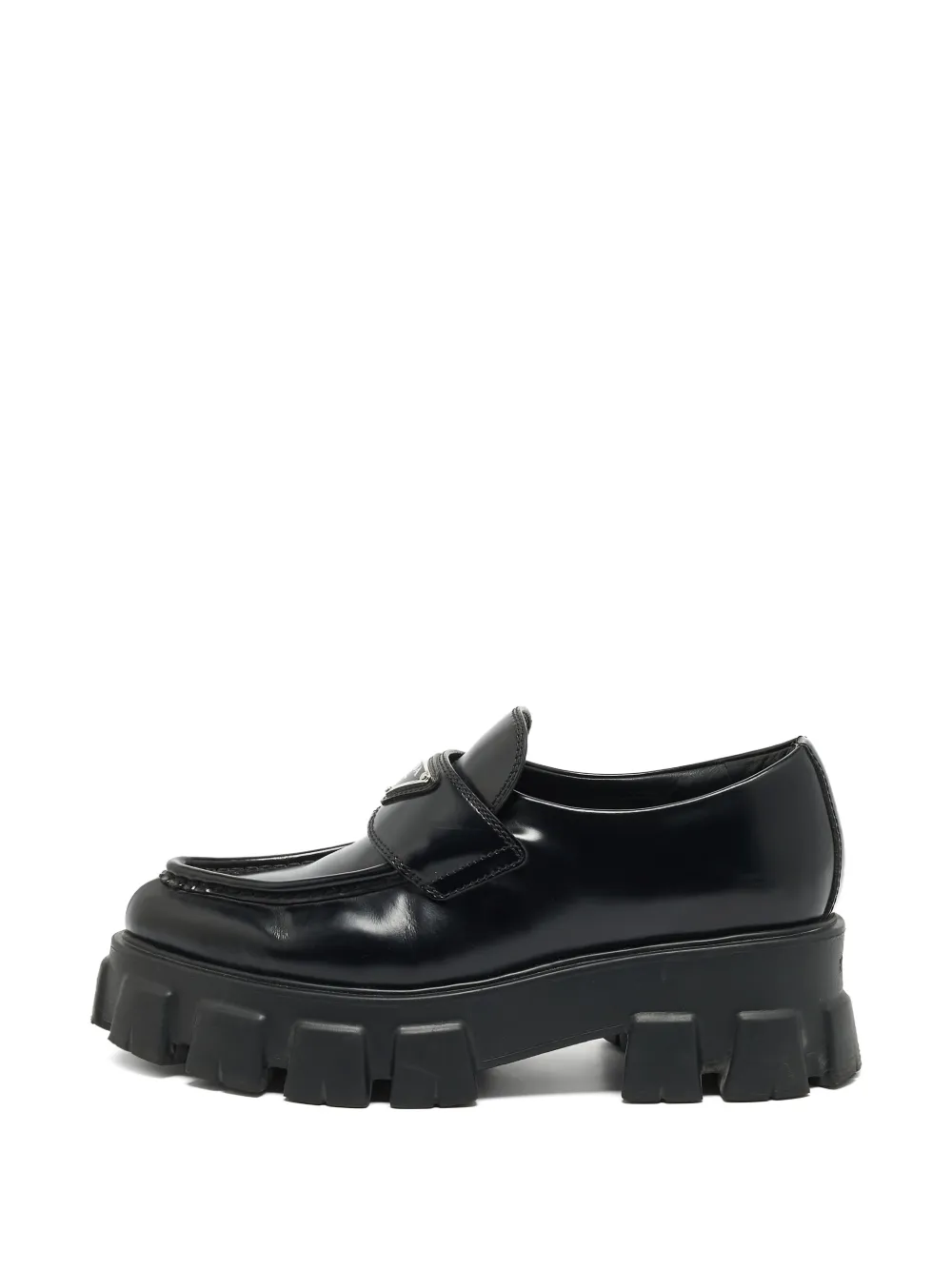 Prada Pre-Owned Monolith Plateau-Loafer - Schwarz