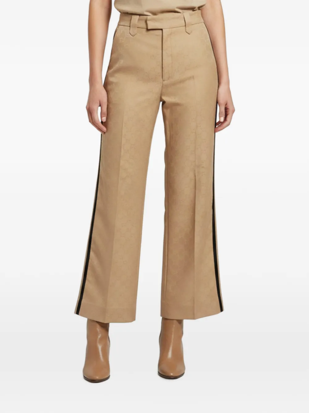 Gucci Pre-Owned x Adidas jacquard trousers - Toni neutri