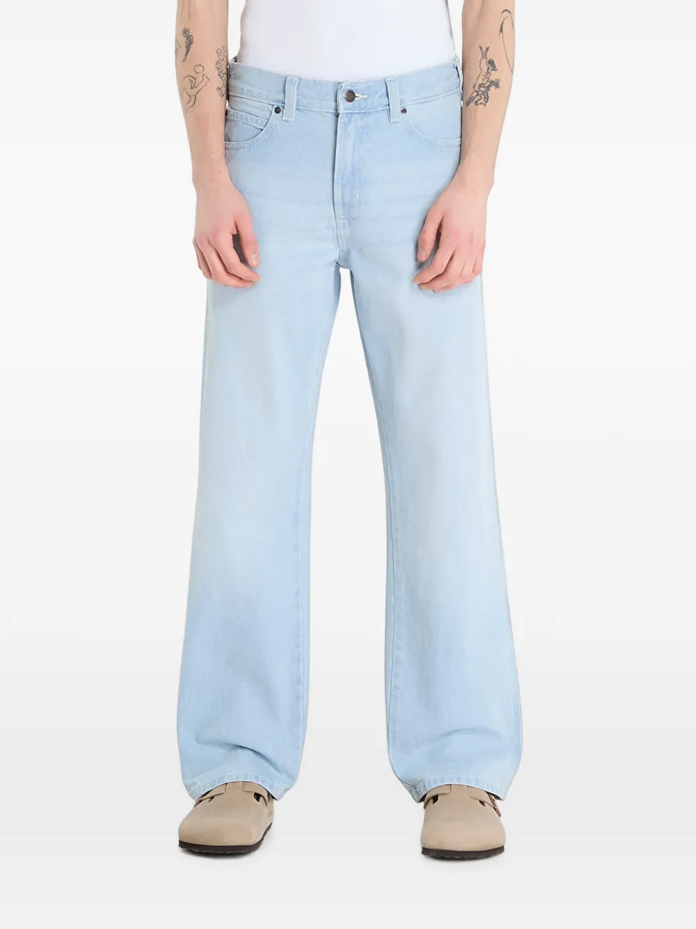 Dickies Relaxed-straight Jeans In Blue