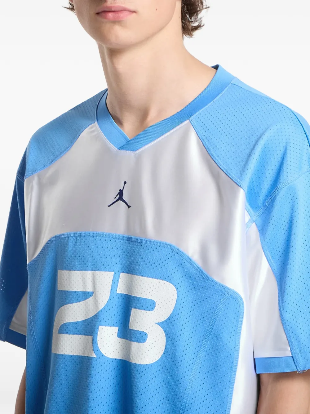 Jordan Flight jersey T-shirt Blauw