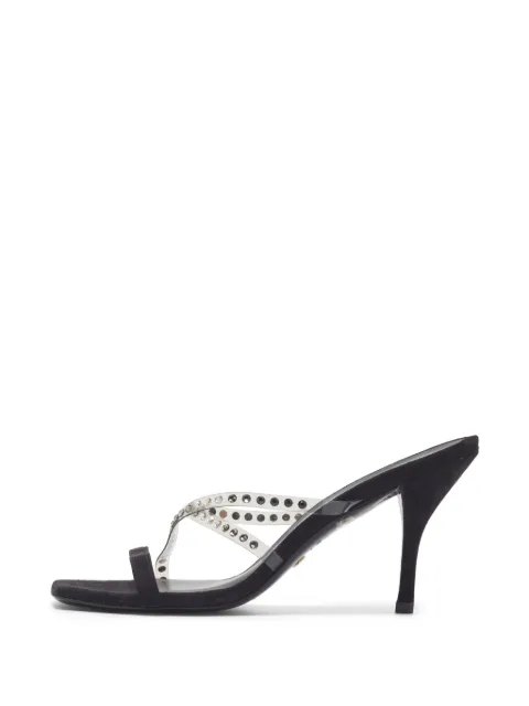 Stuart Weitzman ビジュートリム クロスサンダル