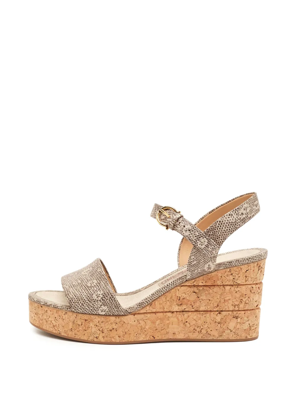 Ferragamo Pre-Owned Madea leather heeled sandals - Toni neutri