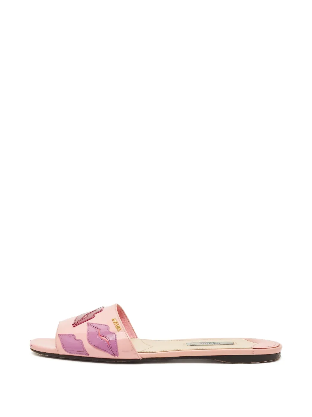 Prada Pre-Owned Sandali con suola piatta - Rosa
