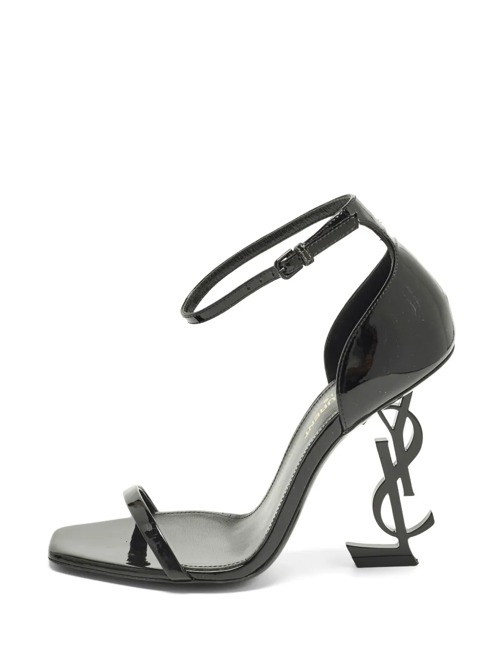 Saint Laurent Pre-Owned Sandali Opyum con cinturino alla caviglia - Nero