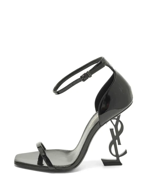 Saint Laurent Pre-Owned Sandali Opyum con cinturino alla caviglia