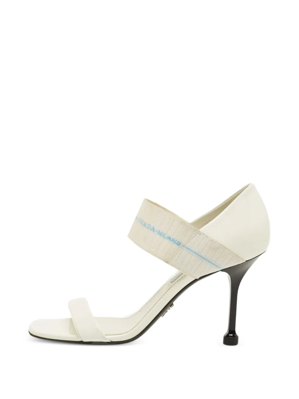Prada Pre-Owned leather heeled pumps - Bianco