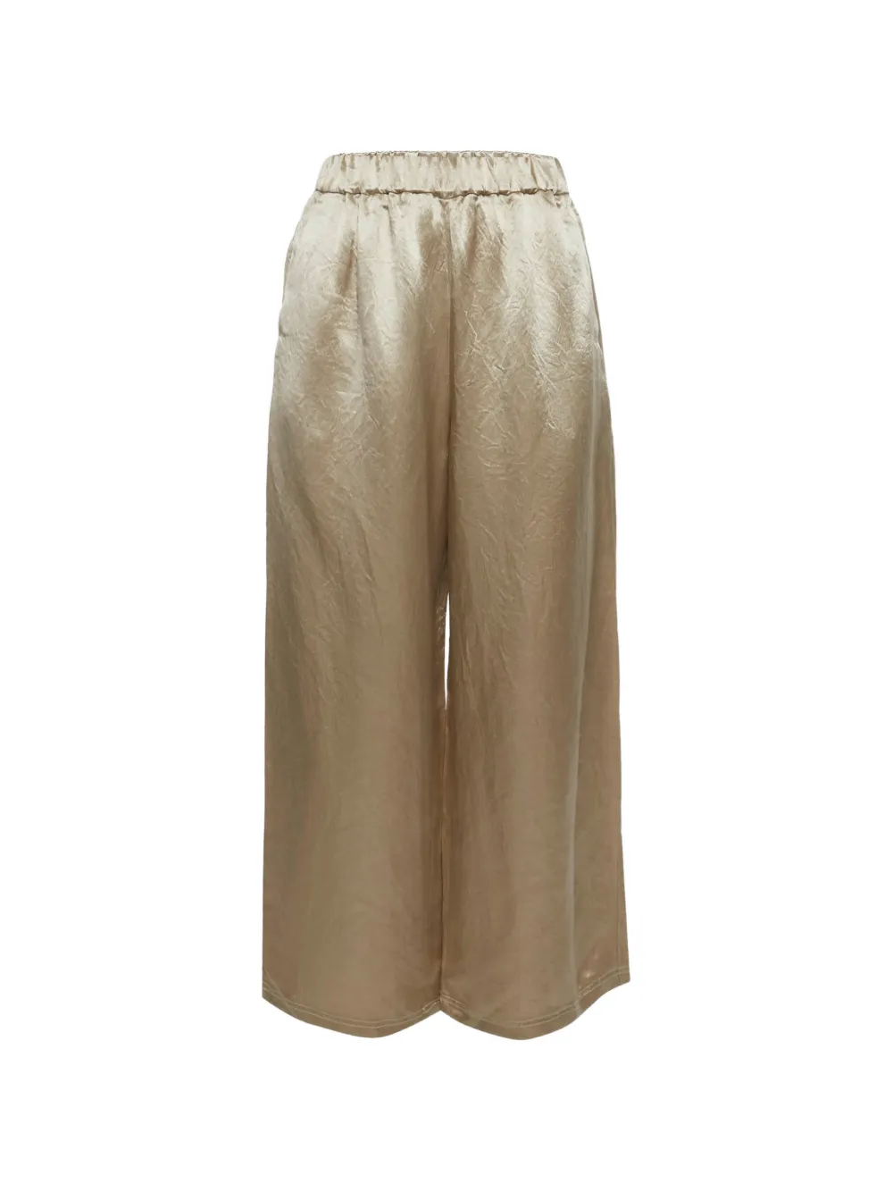 Max Mara satin wide-leg trousers - Toni neutri