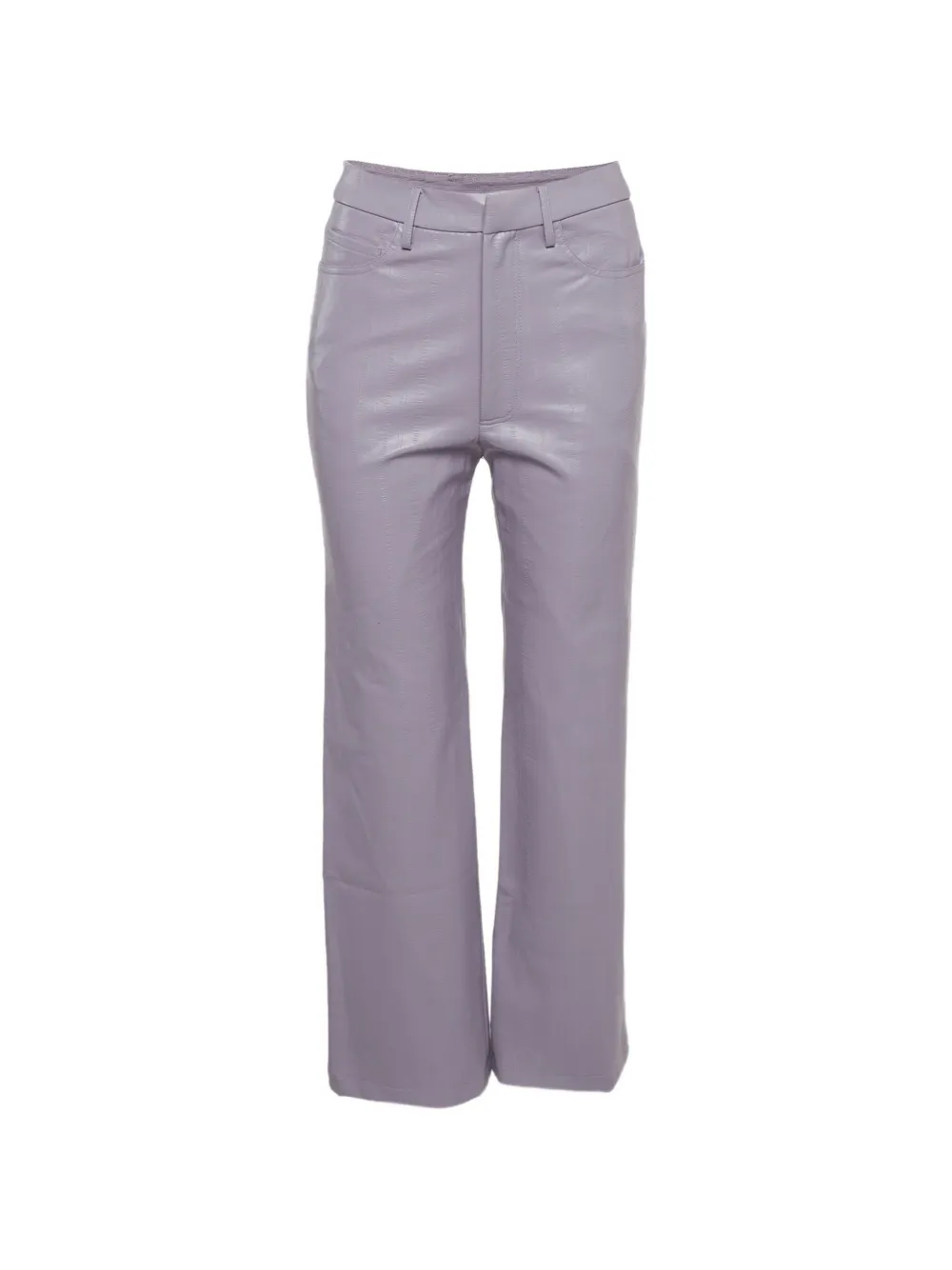 ROTATE BIRGER CHRISTENSEN Rotie faux-leather trousers - Viola
