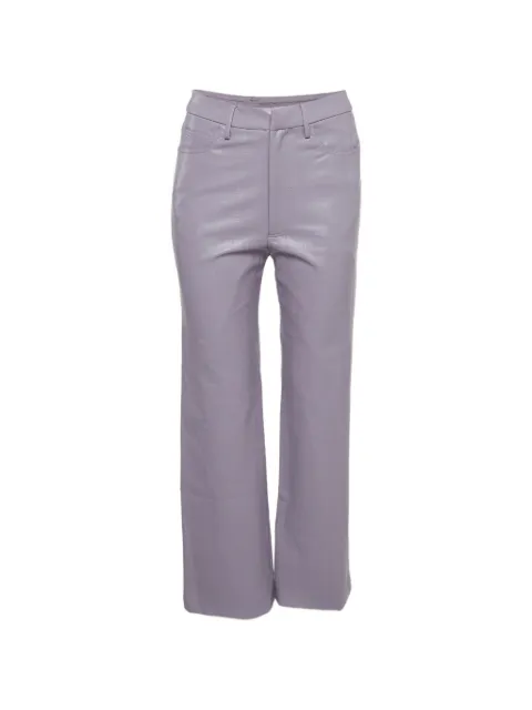 ROTATE BIRGER CHRISTENSEN Rotie faux-leather trousers