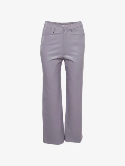 ROTATE BIRGER CHRISTENSEN Rotie faux-leather trousers