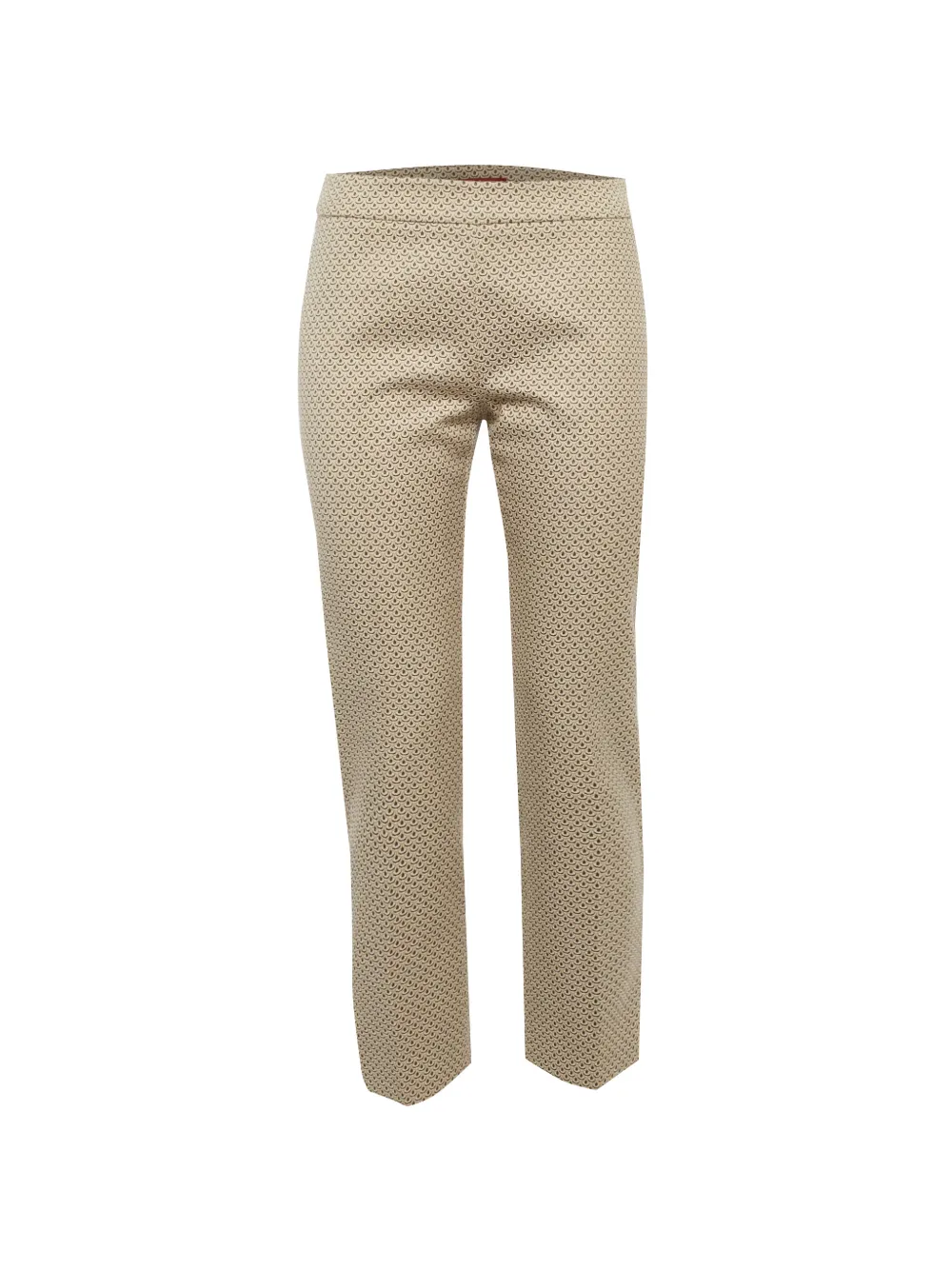 Max Mara jacquard slim-fit trousers - Toni neutri