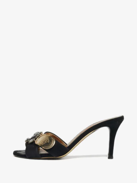 Versace Pre-Owned crystal-embellished Medusa sandals