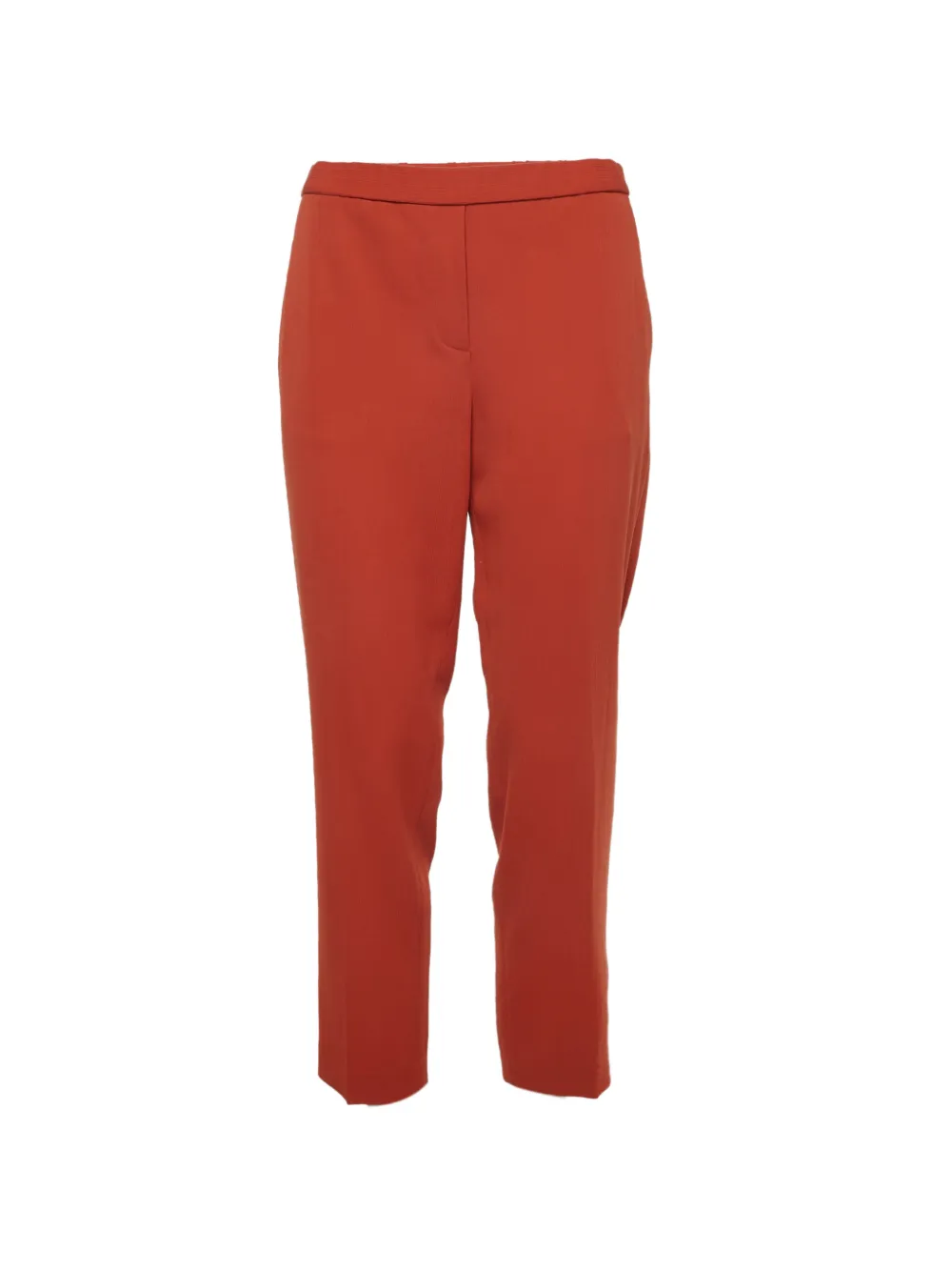 Theory textured straight-leg trousers - Arancione