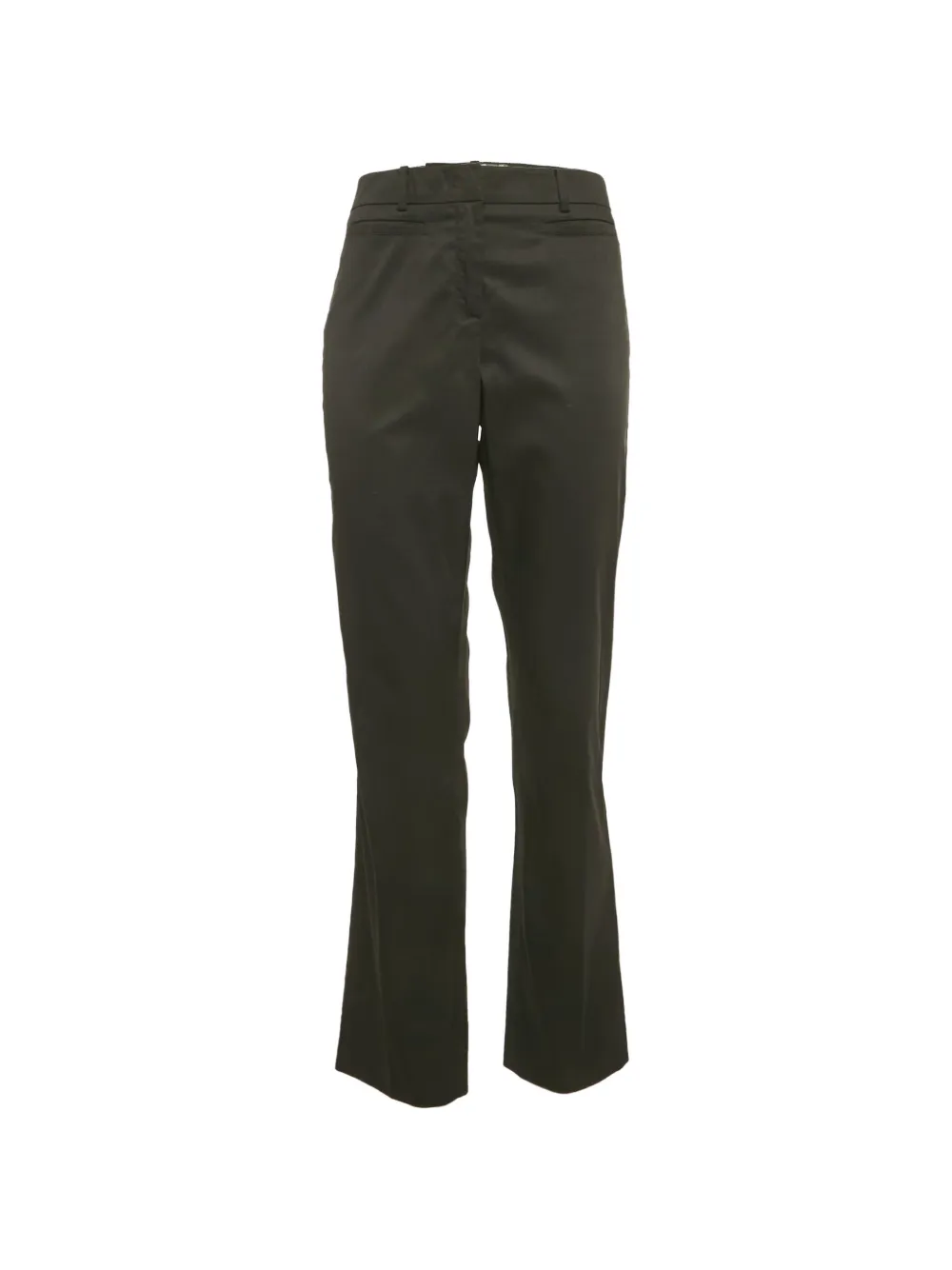 Weekend Max Mara Pantaloni a gamba ampia in gabardine - Verde