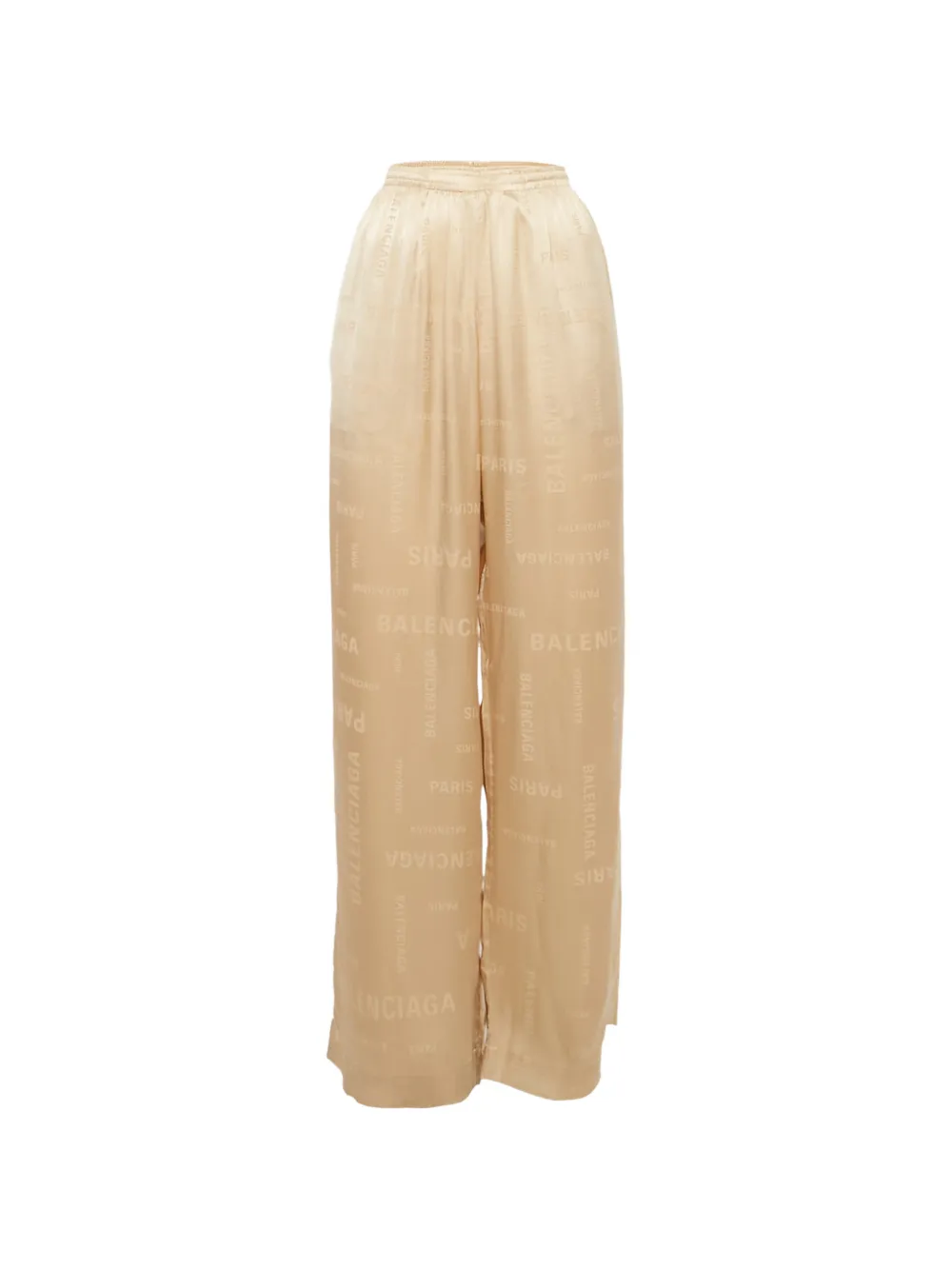 Balenciaga Pre-Owned logo jacquard trousers - Toni neutri