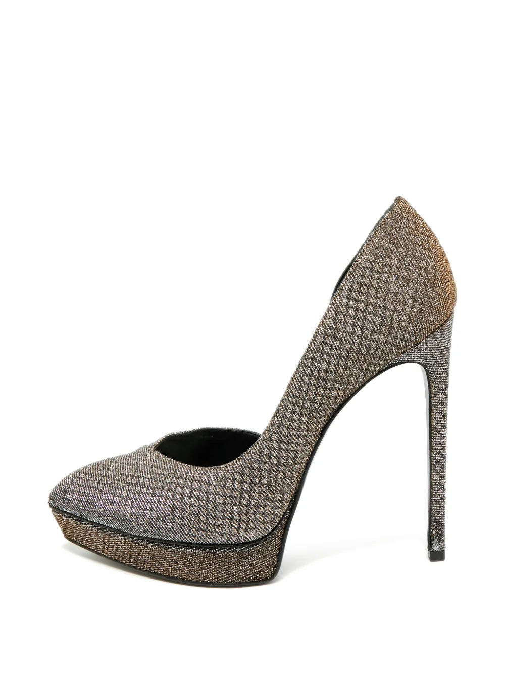 Saint Laurent Pre-Owned Janis Pumps mit spitzer Kappe - Gold