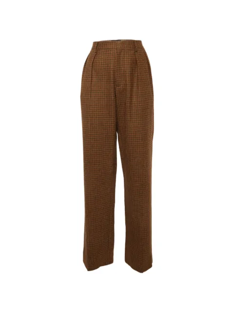 Etro Pre-Owned houndstooth wool trousers