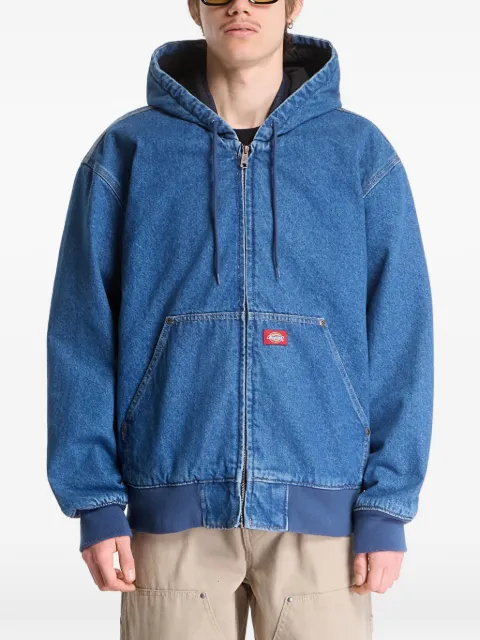 DICKIES lined hooded denim jacket