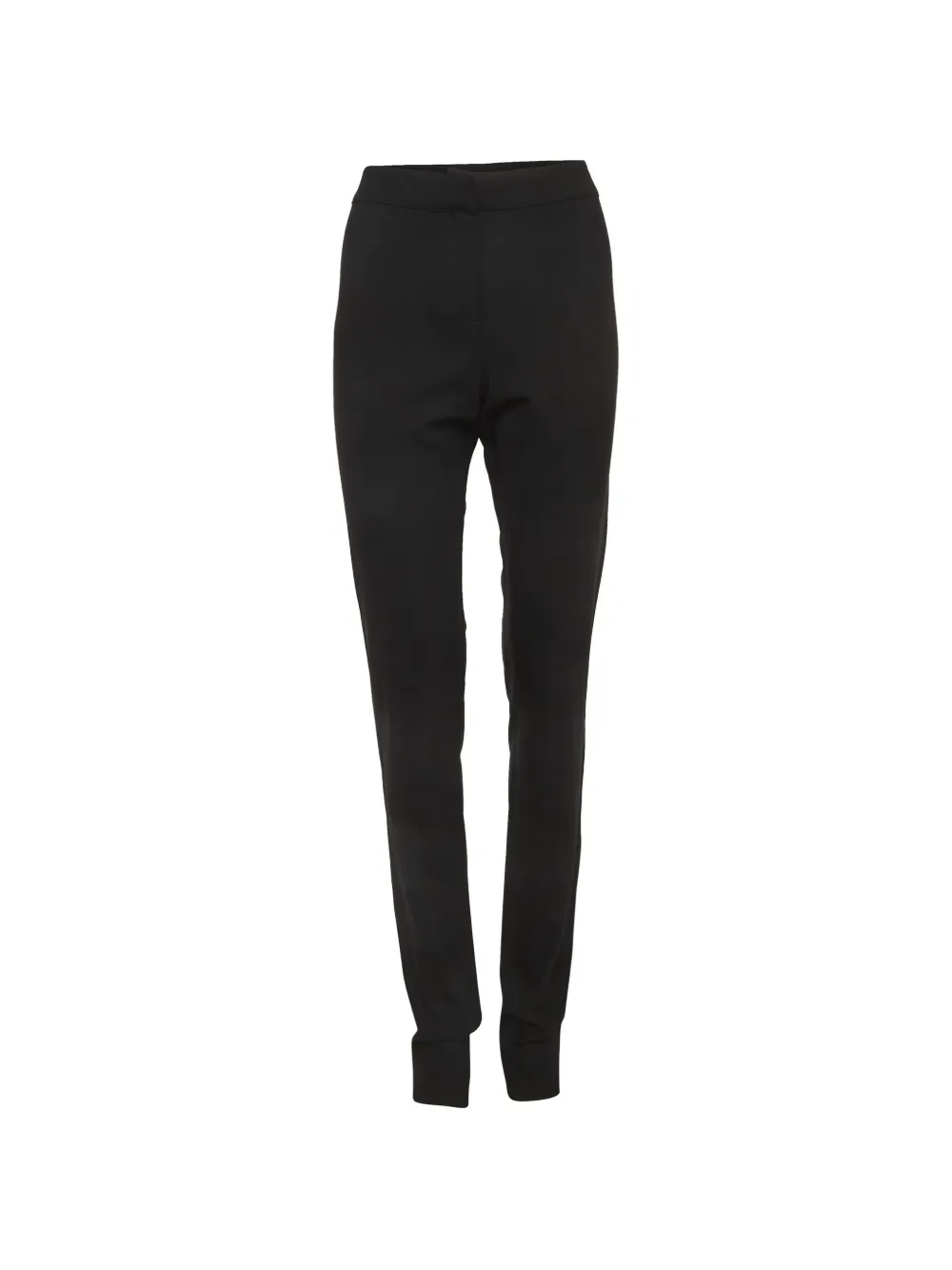 Fendi Pre-Owned straight-leg wool trousers - Nero