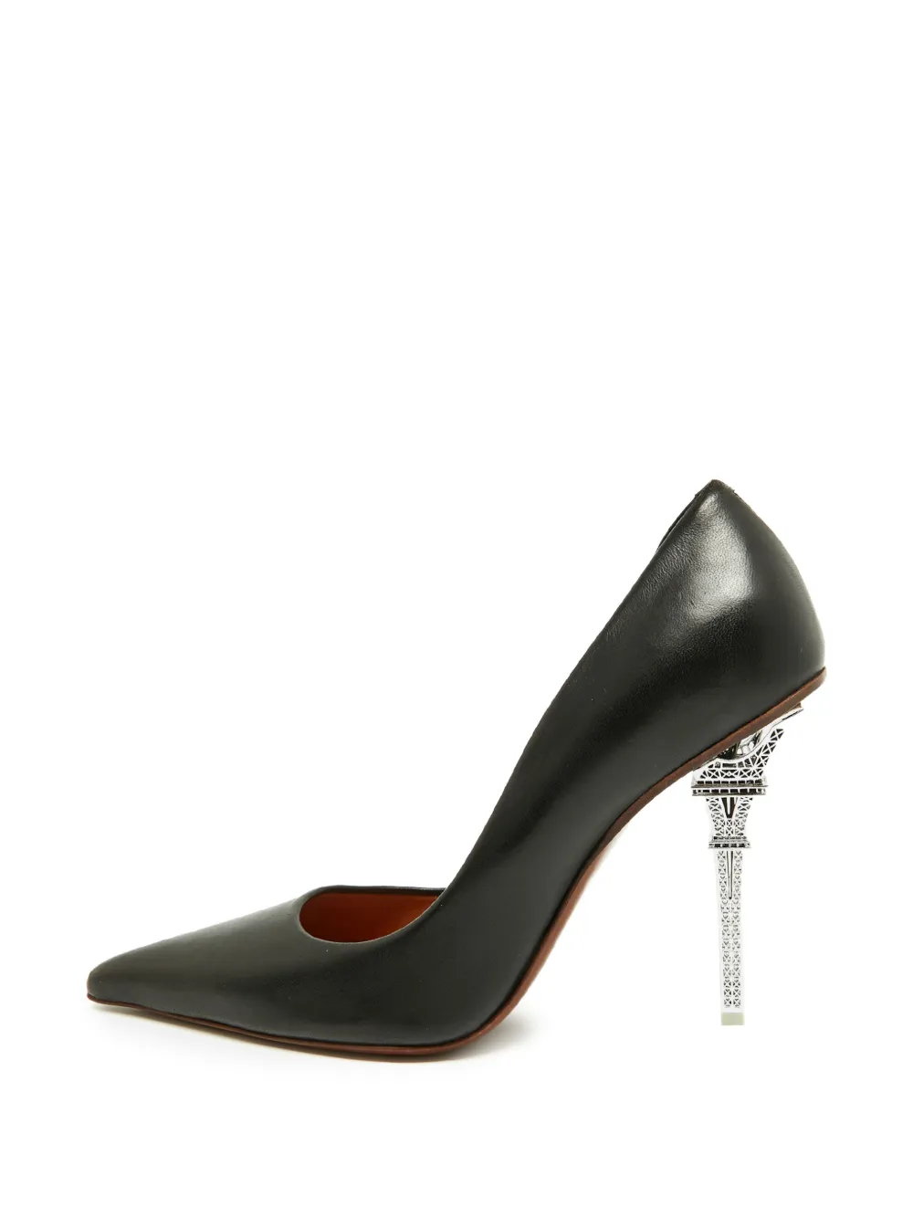 VETEMENTS Eiffel Tower Pumps mit spitzer Kappe - Schwarz