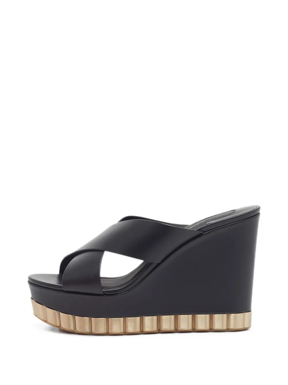Ferragamo Pre-Owned Sandali Nicosia con zeppa - Nero