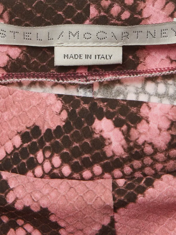 Stella McCartney Pre-Owned スネークパターン パンツ | ピンク