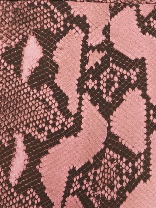 Stella McCartney Pre-Owned スネークパターン パンツ | ピンク