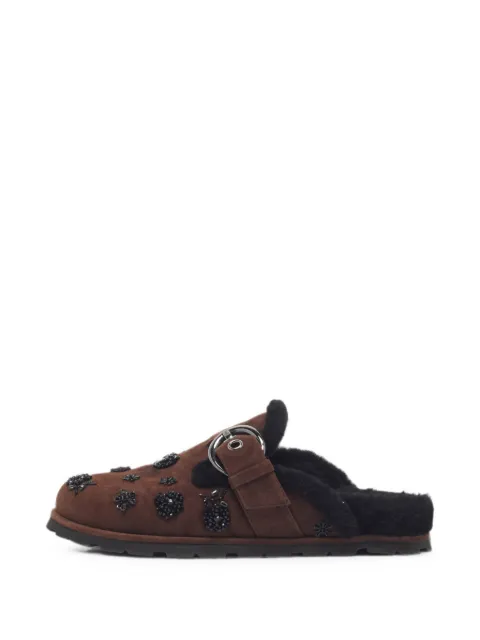 Stuart Weitzman Chrystie embellished mules