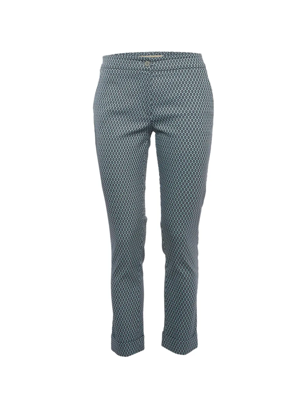 Etro Pre-Owned Pantaloni con motivo jacquard - Blu