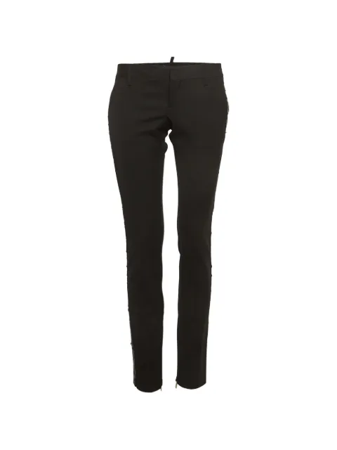 DSQUARED2 sequin-detail gabardine trousers