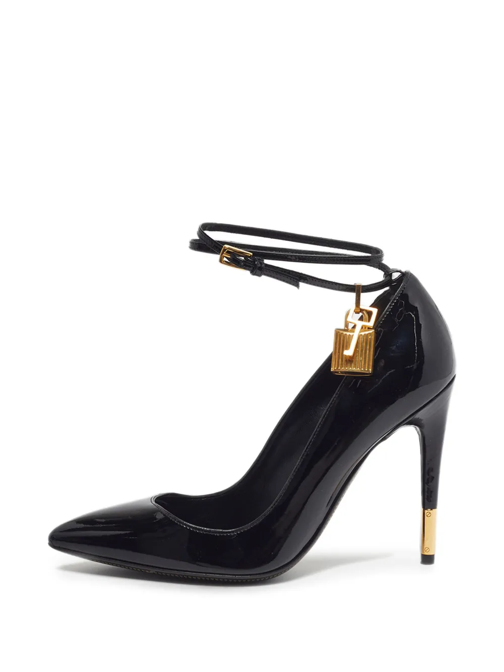 Tom Ford Vintage Padlock pointed-toe pumps - Schwarz
