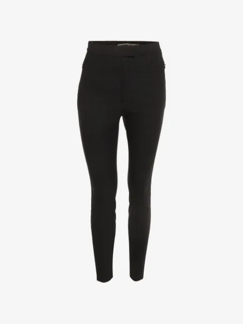 Alexander Wang zip-detail jersey trousers