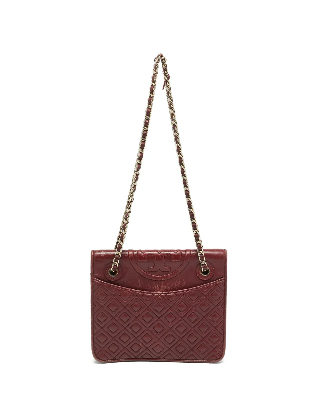Tory Burch Fleming quilted shoulder bag - Rot