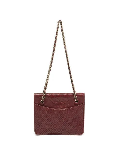 Tory Burch bolsa de hombro Fleming capitonada