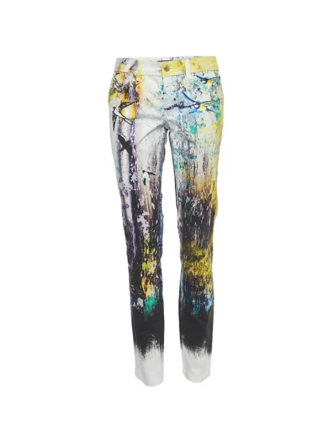 Just Cavalli Vintage printed skinny jeans