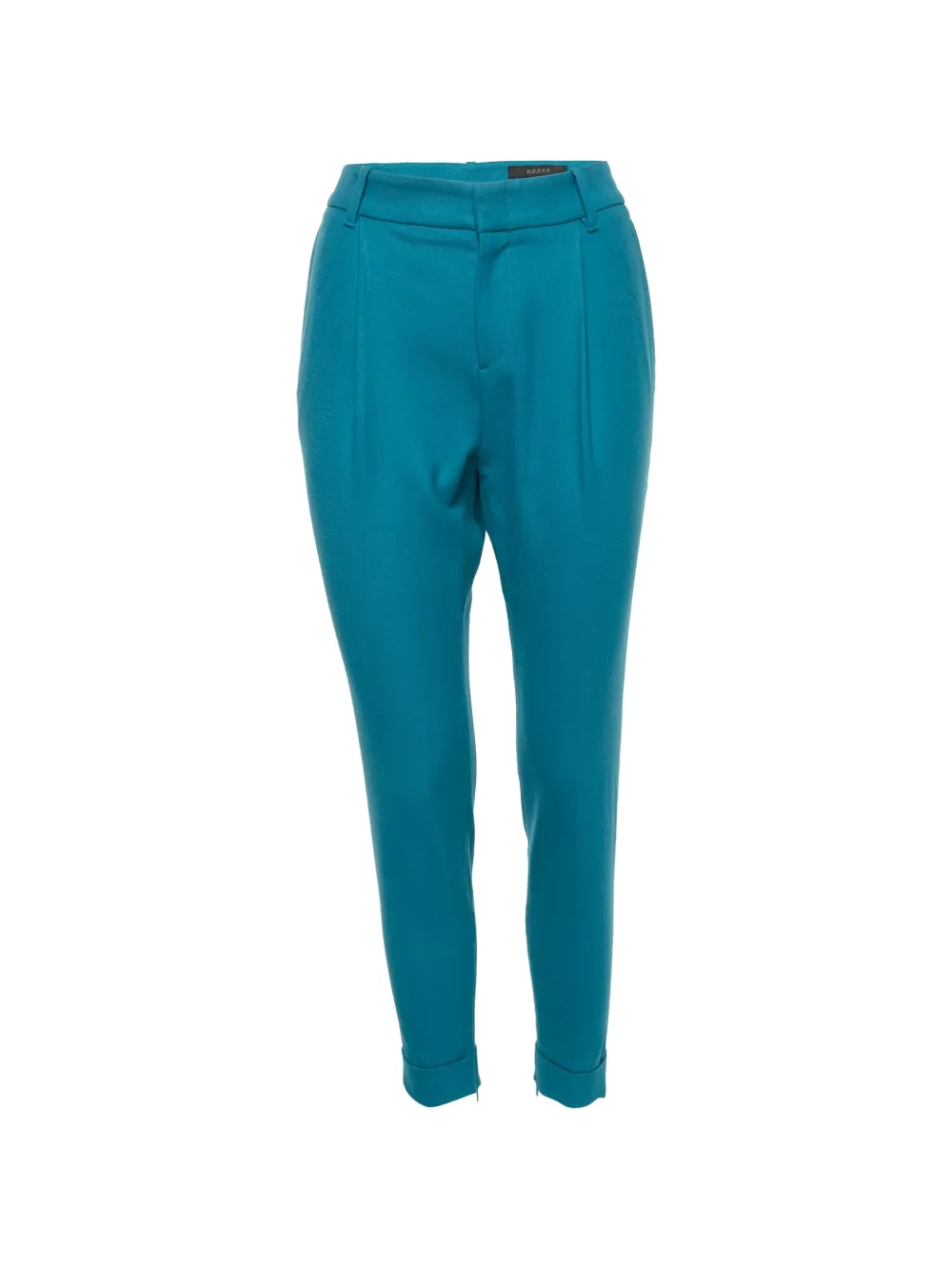Gucci Pre-Owned Pantaloni slim in gabardine - Blu