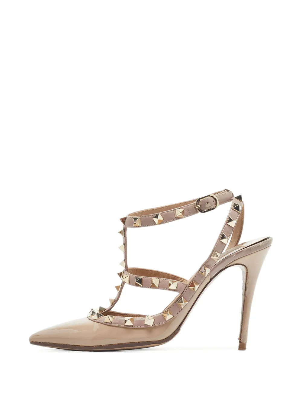 Valentino Garavani Pre-Owned Rockstud caged pumps - Toni neutri