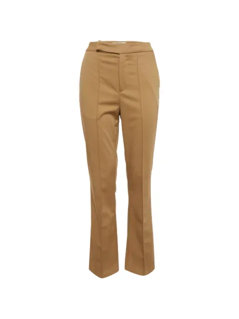 424 gabardine flared trousers
