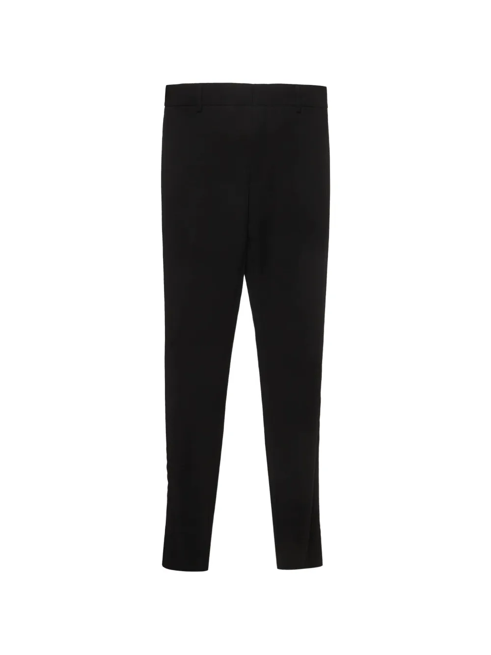 Saint Laurent Pre-Owned side stripe regular-fit trousers - Nero