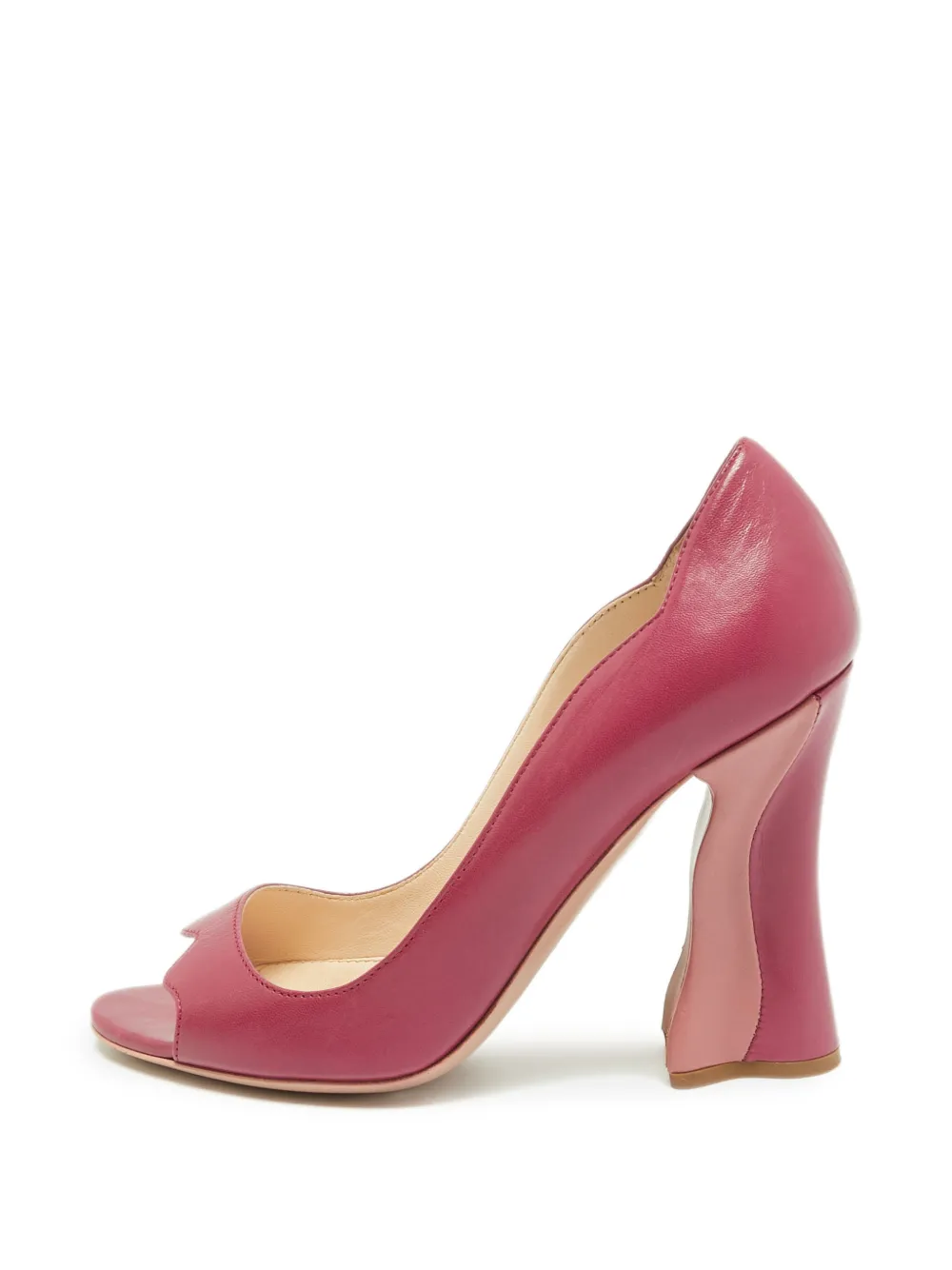 Prada Pre-Owned open-toe block-heel pumps - Rosa