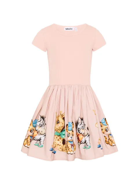Molo animal-print ribbed dress