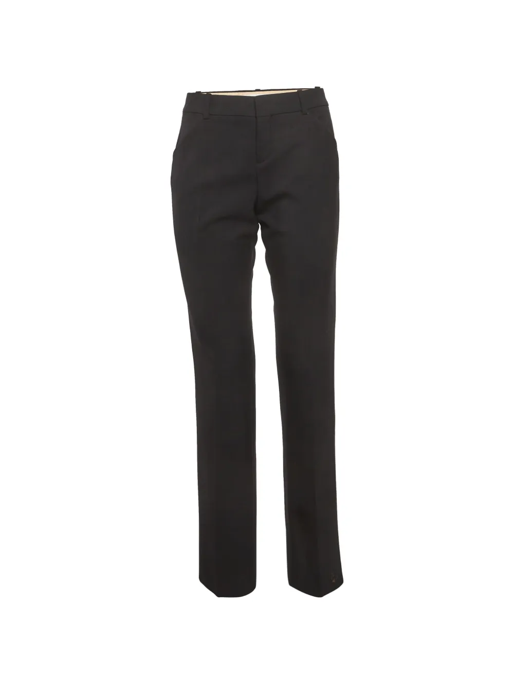 Chloé Pre-Owned regular-fit trousers - Nero