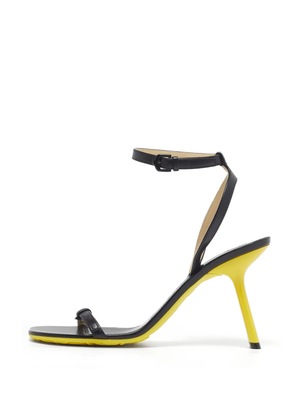 Loewe Pre-Owned Petal ankle-strap heeled sandals - Schwarz