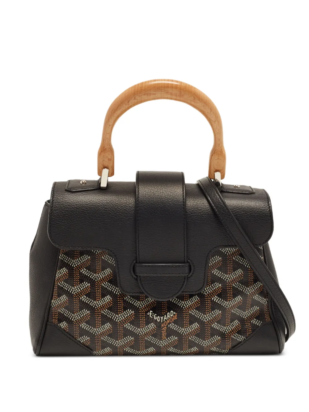 Goyard Pre-Owned 2019 mini Saigon Souple satchel bag - Nero