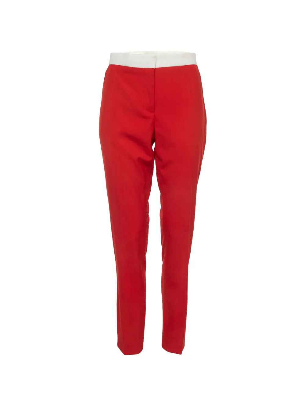 Burberry Pre-Owned Pantaloni Hanover dritti - Rosso