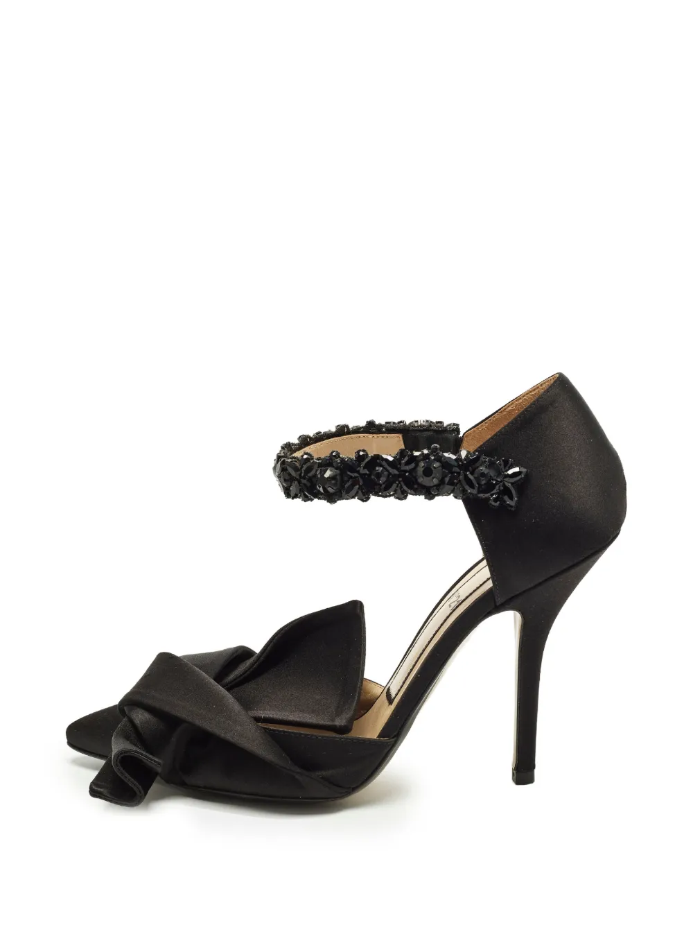 Nº21 bow-detail heeled pumps - Nero