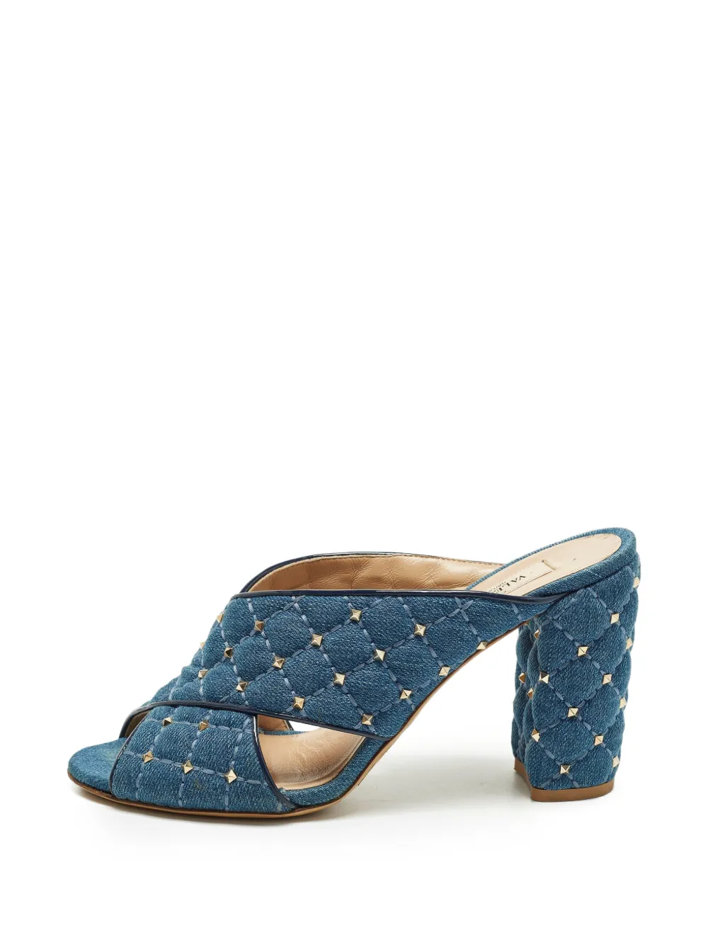 Valentino Garavani Pre-Owned Rockstud crisscross sandals - Blu