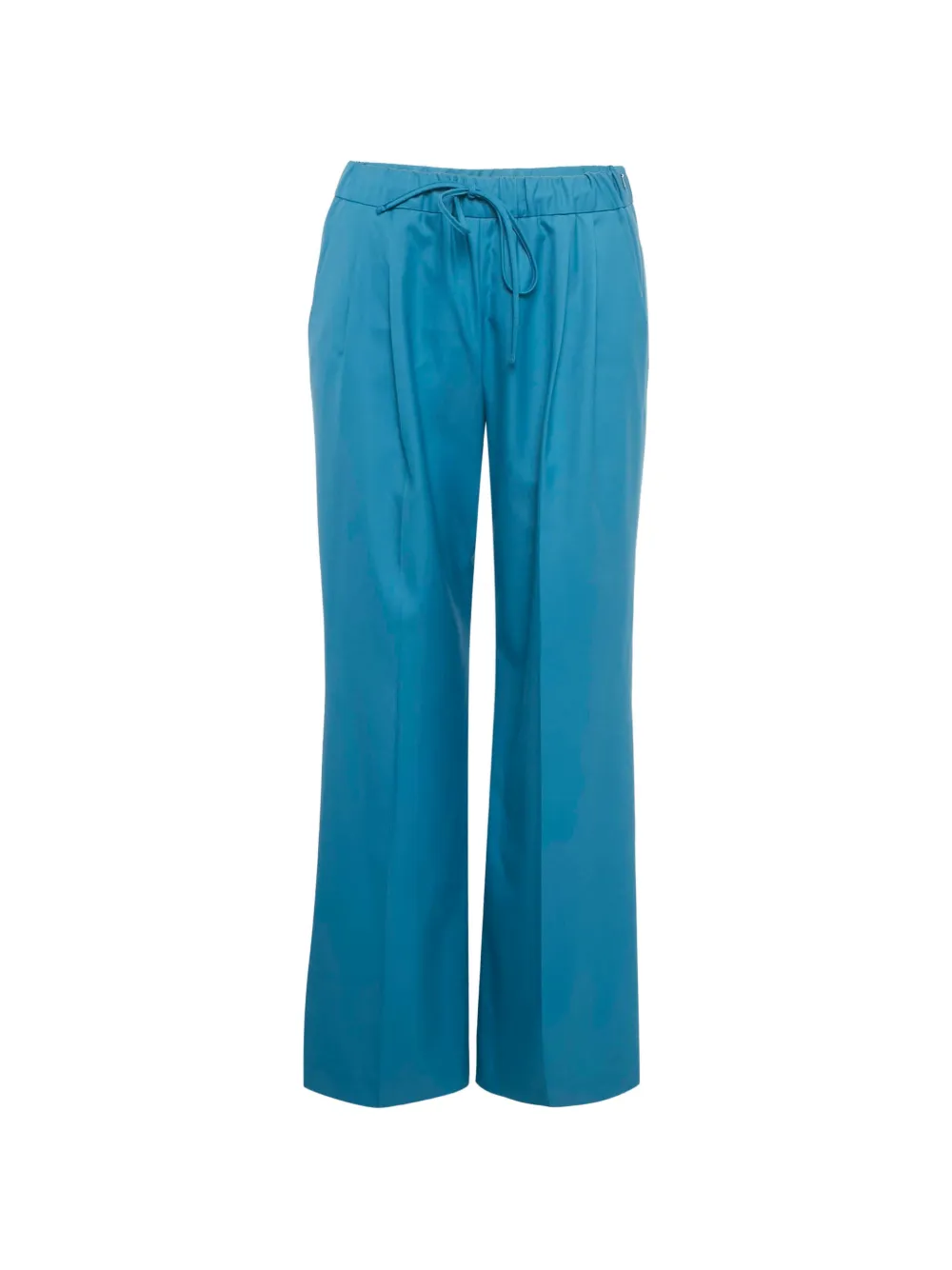 Max Mara elasticated drawstring trousers - Blu