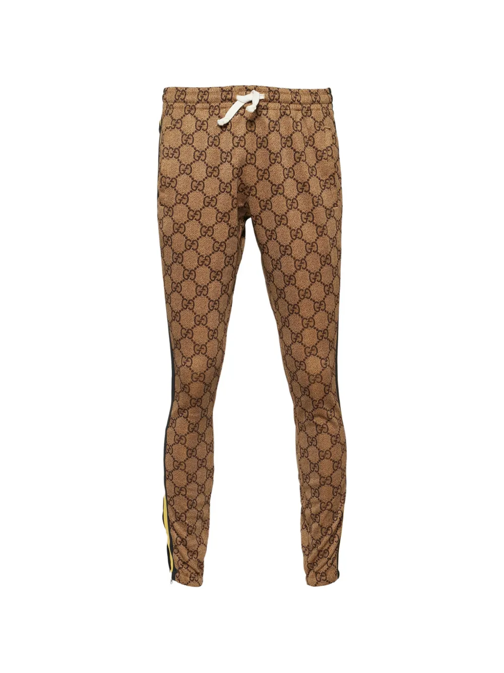 Gucci Pre-Owned Pantaloni sportivi con coulisse - Marrone